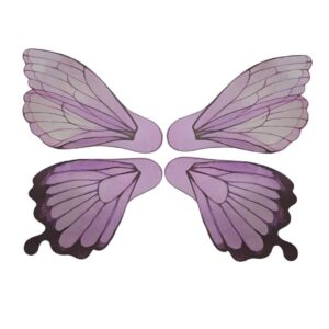 BUKETLİK KAĞIT KELEBEK LİLA 10 LU SET