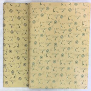 BUKETLİK KRAFT KAĞIT 50*70 PARİS BASKILI  45 Lİ PK