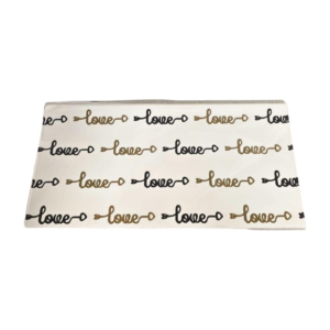 BUKETLİK OPP LOVE BASKILI BEYAZ 20Lİ