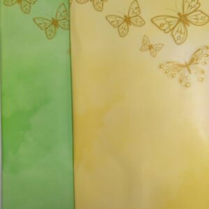 BUKETLİK PP KELEBEK BASKILI İKİ RENK 58*58 20 Lİ