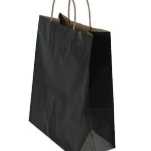 ÇANTA K.KRAFT BÜKÜM SAPLI SİYAH 18*24 CM 25 Lİ