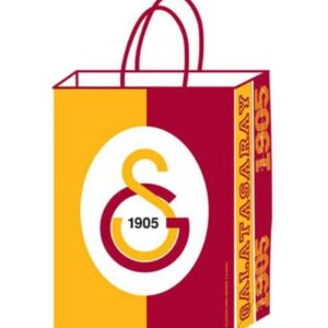 ÇANTA KAĞIT SAPLI LİSANSLI GALATASARAY18*24CM 12Lİ