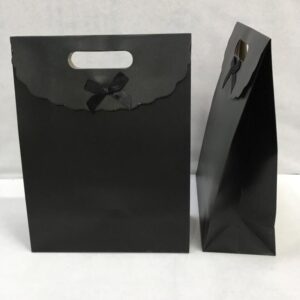 ÇANTA KARTON İTH. CIRTLI  SİYAH  24*12*31 12 Lİ