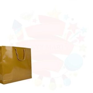 ÇANTA KARTON SELOFANLI 10*10 ALTIN 50'Lİ