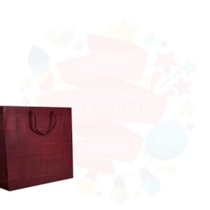 ÇANTA KARTON SELOFANLI 10*10 BORDO 50'Lİ