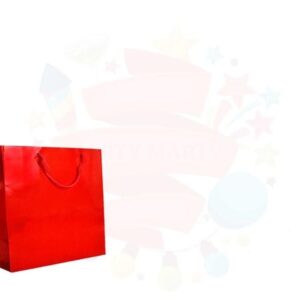 ÇANTA KARTON SELOFANLI 10*10 KIRMIZI 50'Lİ