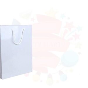 ÇANTA KARTON SELOFANLI 17*26 BEYAZ 25'Lİ