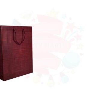 ÇANTA KARTON SELOFANLI 17*26 BORDO 25'Lİ