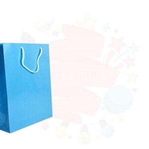 ÇANTA KARTON SELOFANLI 17*26 MAVİ 25'Lİ