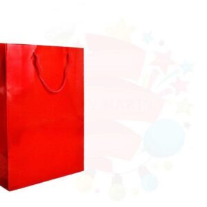 ÇANTA KARTON SELOFANLI 21*26*9 KIRMIZI 25 Lİ