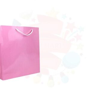 ÇANTA KARTON SELOFANLI 26*26 PEMBE 25'Lİ