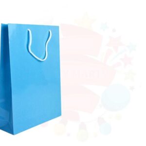 ÇANTA KARTON SELOFANLI 35*42 MAVİ 10'LU