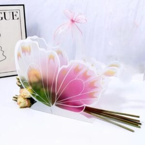 ÇANTA KELEBEKLİ ÇİÇEKLER İÇİN 42*12*35 CM 10 LU