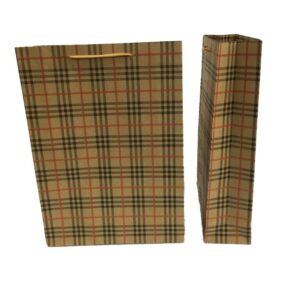 ÇANTA KRAFT İTHAL 24*33 EKOSE DESEN 12 Lİ