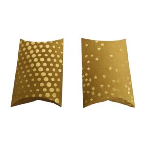 ÇANTA KRAFT KATLAMALI MUHTELİF DESEN 10*11 CM 2 Lİ