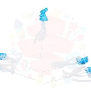 ÇUBUKLU STRAFOR TAVŞAN 6 LI MAVİ