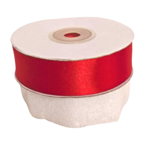 KURDELE SATEN KIRMIZI 2,5 CM 22 MT.