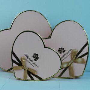 KUTU KALP FYONKLU YALDIZLI 3 LÜ SET PEMBE