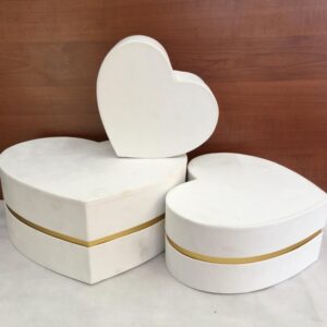 KUTU KALP KADİFE 3 LÜ SET BEYAZ