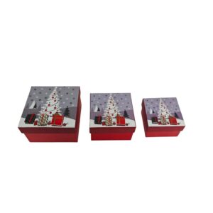 KUTU KARE 3 LU ÇAM AĞAÇLI