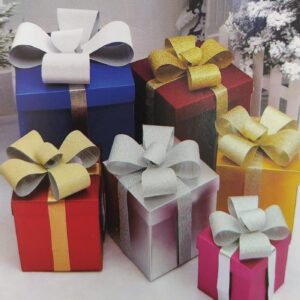 KUTU KARE 30 CM GÜMÜŞ