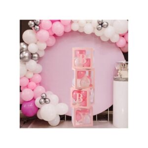 KUTU ŞEFFAF BABY BASKILI PEMBE