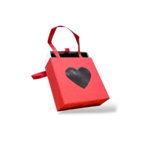 KUTU TEKLİ KARE KALP ÇERÇEVELİ 10*10 CM BEYAZ