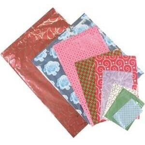 METALİZE POŞET BANTLI 11*12 100'LÜ DESENLİ