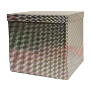 KUTU TEKLİ KAPAKLI GÜMÜŞ 30*30*28