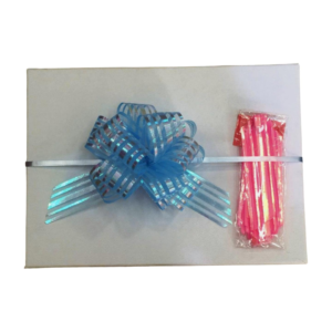 ORGANZE POMPOM FİYONK ÇEKMELİ KÜÇÜK