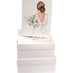 TN DİKDÖRTGEN GELİN  KUTUSU 3 LÜ