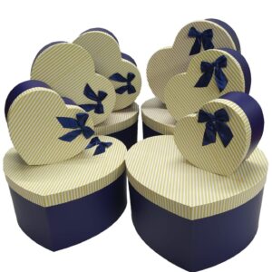 TN KALPLİ KUTU 10 LU PAPYONLU KREM ÇİZGİLİ