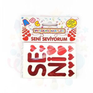 YAPIŞKANLI HARF METALİK S.S-İ.D-H.B KARMA